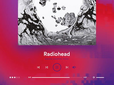 Day 9 of '100 Days of UI' - Music Player dailyui design music player ui
