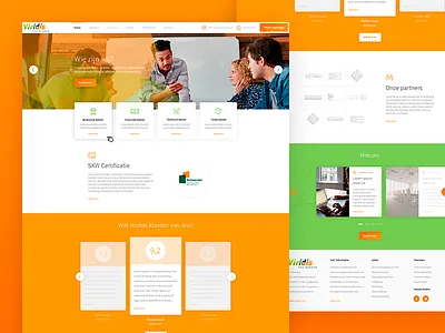 Viridis clean design fresh ui ux webdesign
