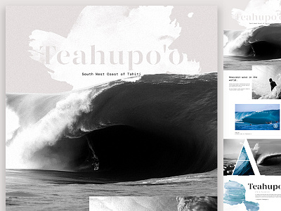 Pro'Surfers landing art direction design inspiration landing surf ui website