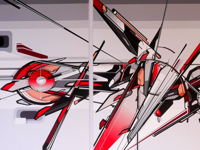 Synerjet Reticulum contemporary art fine art graphic design painting printmaking