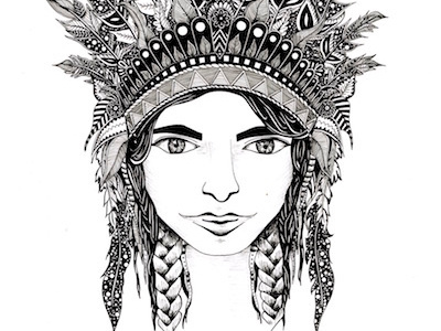 WARRIORPRINCESS art design details art draw graphic design hand drawing hand made illustration