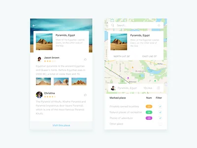 Daily Exercise — Try map series design 01 appraise filter ios map place travel ui