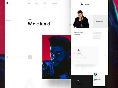 TheWeeknd - XO Label design artist design experimental inspiration label music musical shop starboy ui weeknd xo