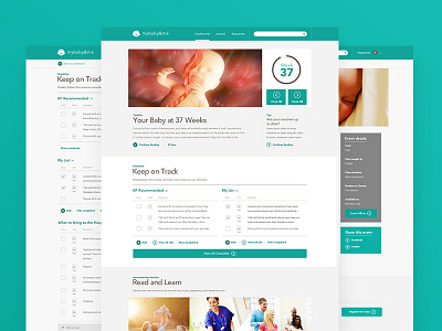 Kaiser Permanente Email Campaign: Desktop desktop information design layout responsive design web design web dev web pages website