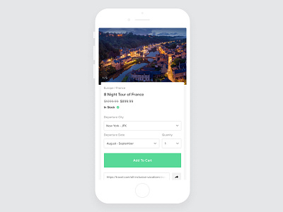 Add To Cart Design add to cart app cart commerce design flat minimal shopping travel ui ux