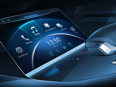 Car Ui 2016 car，in vehicle design ui