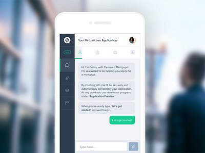 ChatUI application chat chatbot conversational