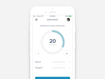 Squezy / Quiz answers application education ios app italy mobile question quiz screens stats test test prep