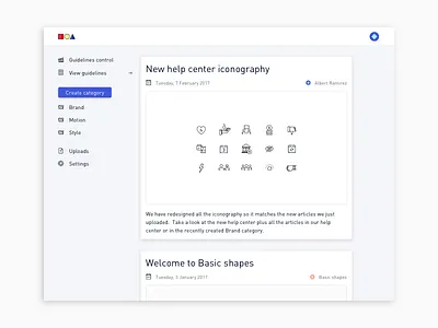 Basic Shapes - Guidelines control basic blog commit control design guidelines iconography layout project shapes side ui