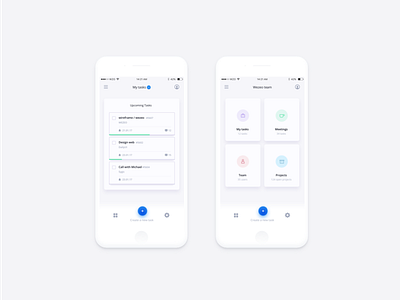 Daily UI / #042 ToDo List / Training time 21:46 app dailyui design ios mobile task time todo ui ux