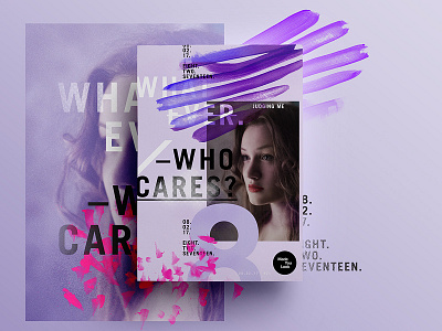 👁Made You Look👁 | 24 | Whatever. 2017 creative design dribbble fashion freelance poster posters type wednesday