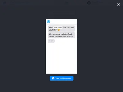 Work in progress... app chat conversation messenger overlay preview prototype simulator ui