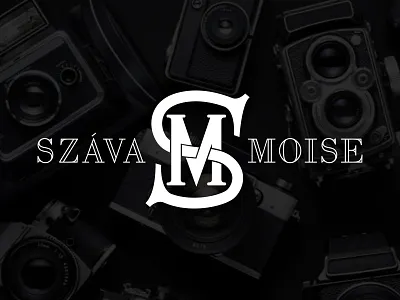 Interlocking monogram logo interlocking lettering logo monogram photographer typography