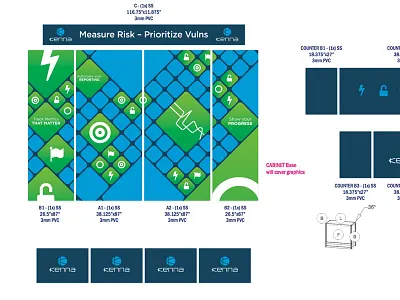 Tradeshow Booth Mockup design kenna kenna security print rsa specs tradeshow tradeshow booth