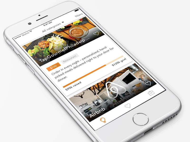 "Saved" Microinteraction app like microinteraction mobile principle save ui
