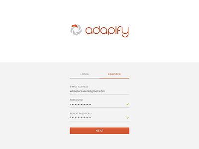 Daily UI #001 - Signup 001 app dailyui form login registration sign up signup ui
