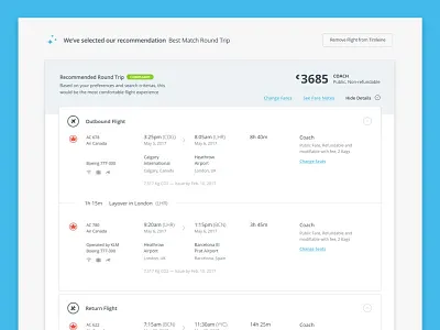 Flight Booking Exploration flight product design travel ux design web