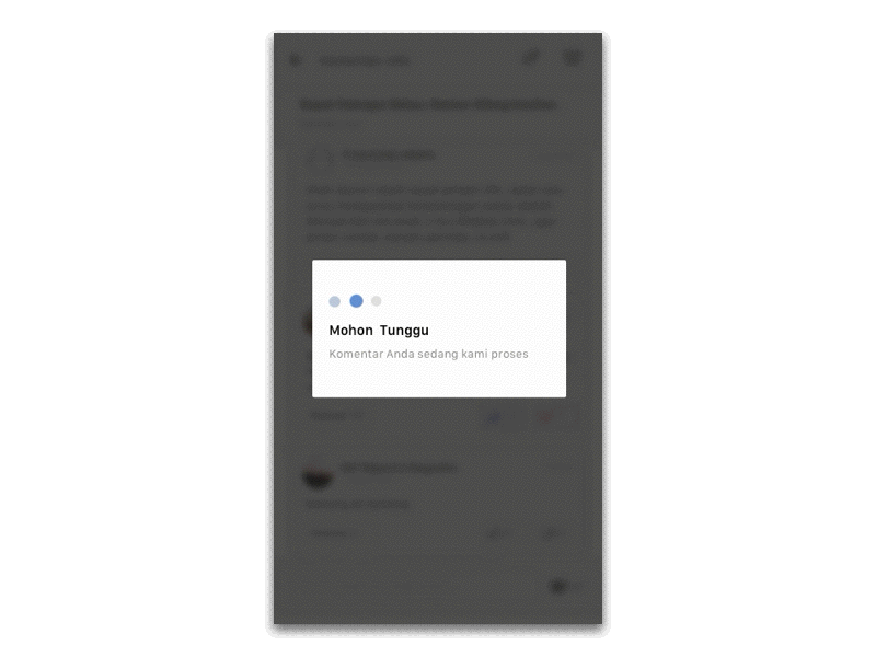 Send Comment Animation animation comment gif loading ui deisgn uiux ux design