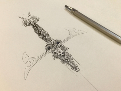 Painting will make you quiet! painted，the sketch，pencil，hand sword，exercise