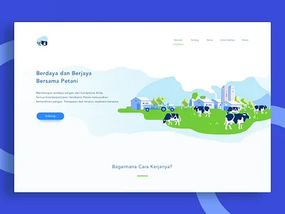 Sapi Kita Landing Page - Agricultural Investment cow farmer finance finch insights investment mobile application money wealth