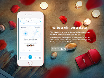 Collage, retouch for a mobile app presentation app art collage illustration presentation retouch