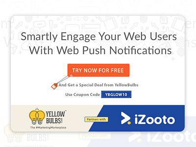 CTA YellowBulbs add word campaign banner add blog post cta emarkating facebook post media campaign social media post