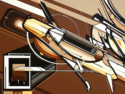 ASYNDIRO V.E.S contemporary art digital art graphic design painting print design