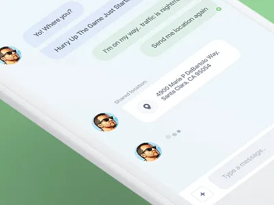 Chat App Concept app chat concept design ios ui ux