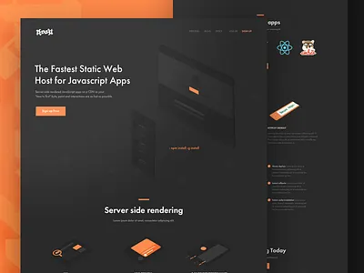 Roast Site app coffee homepage host javascript landing page pricing roast website