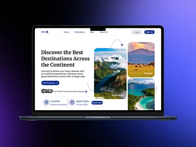 Travel Agency Landing Page design landing landingpage tourism travel uiux website