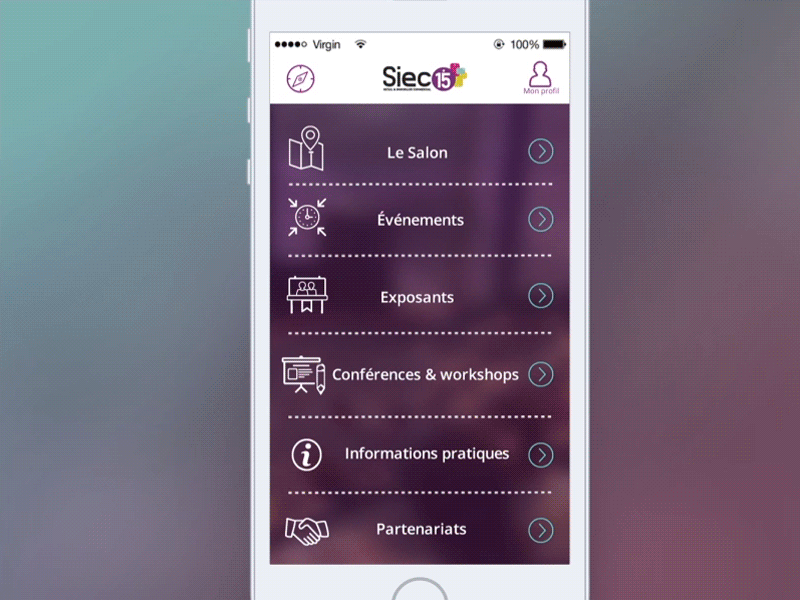 Siec App app ui ux