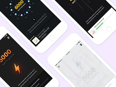 Step Counter Explorations analytics counter electricity fitness ios mobile skeuomorphism step