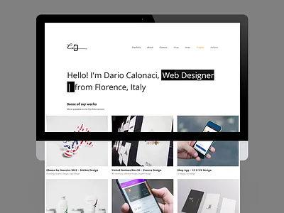 Personal Website - 5.0 I think css html minimal obama responsive sass usabiliyu website wordpress