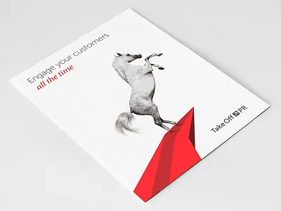 TakeOff PR airplane austria branding business cards horse identity paper airplane pr take off