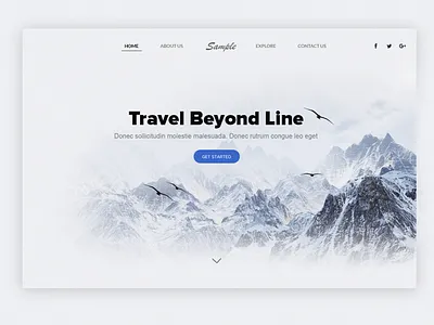 Traveller Homepage homepage traveller ui ux