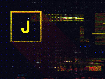 Personal Ident WIP 2 dark glitch ident logo