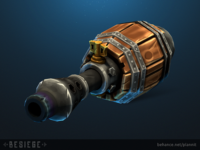 Flamethrower block asset besiege block flamethrower game game dev hand painted low poly spiderling