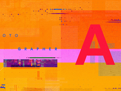 Personal Ident WIP 2 glitch ident logo yellow
