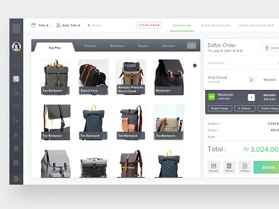 Sales Page app dashboard ecommerce point of sale pos sales shop ui webdesign