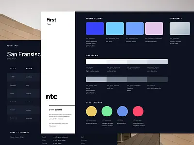 ntc styleguide styleguide ui ux webdesign