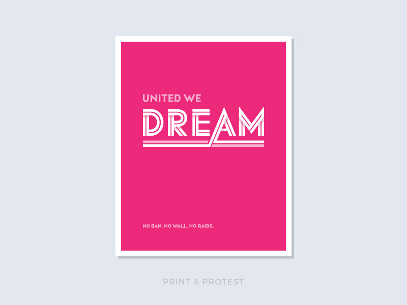 Print & Protest No. 13 politics poster print protest resist sign tyography