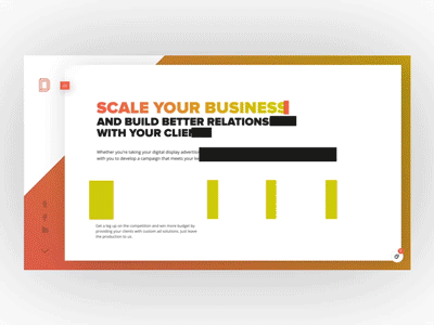 Digitaland Navigation almost flat animation colors loading navigation