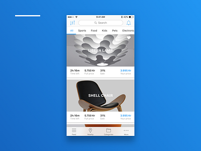 Sub Shop Front X1 ecommerce experience ios listview native sub shop