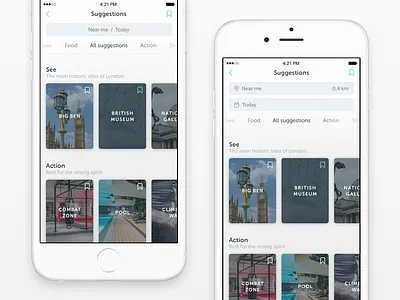 Trip Planner app ios iu light minimal planner search suggestions trip ux