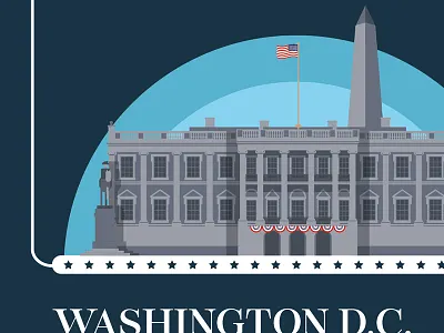Historic Cities american cities design illustration infographic sheraton washington