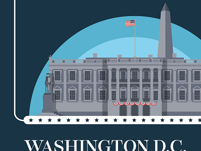 Historic Cities american cities design illustration infographic sheraton washington