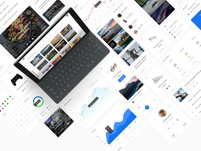 Quantum UI Kit quantum ui cards ui kit ux