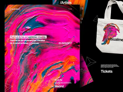 Visualment design festival graphic landing page page visual webdesign
