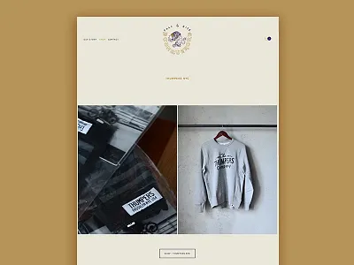 Conqueror Shop Site cafe clothing digital ecomm ecommerce homepage japan motorcycle responsive site design ui design website design