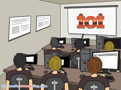 Programming Competition Joke champions competition idiots int ioi olympiad problems programming solutions